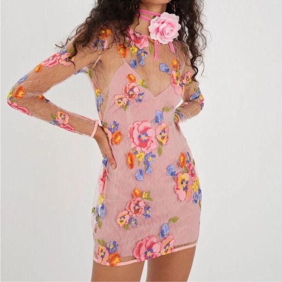 For Love and Lemons Percy Mini Dress - Picture 1 of 7